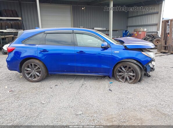 5J8YD4H01LL032320 2020 ACURA MDX Черный Вид задней части салона