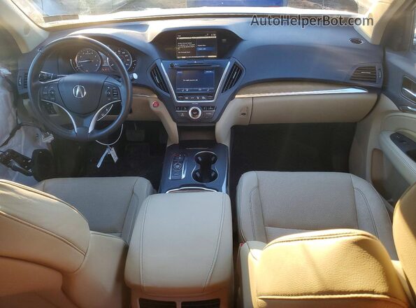 5J8YD4H55LL006492 2020 ACURA MDX White Dashboard view