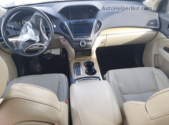 5J8YD4H87LL028651 2020 ACURA MDX White წინა პანელის ხედი