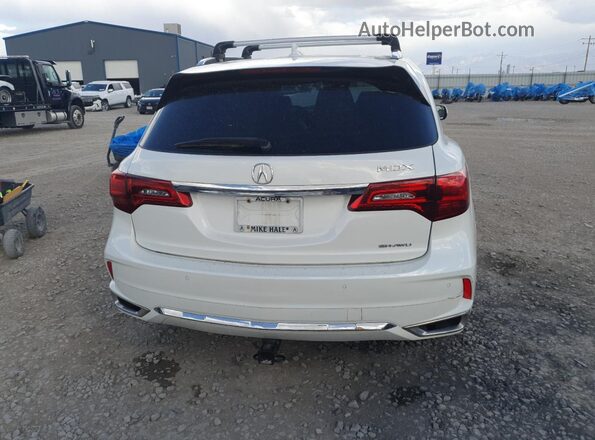 5J8YD4H87LL028651 2020 ACURA MDX White უკანა ხედი