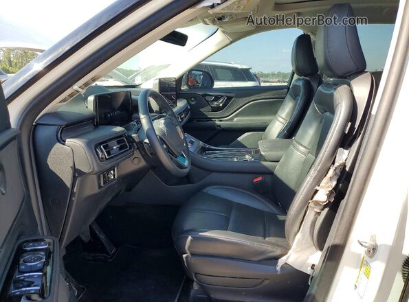 5LM5J6WC5SGL23437 2025 LINCOLN AVIATOR White Vista interior delantera