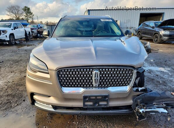 5LM5J7WC0MGL14184 2021 LINCOLN AVIATOR Tan 