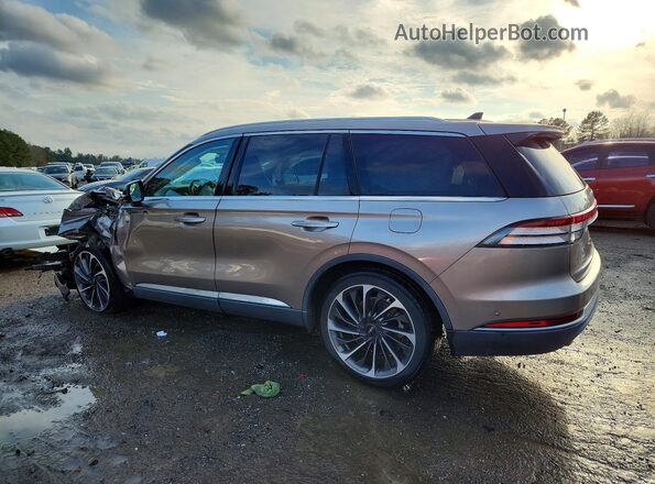 5LM5J7WC0MGL14184 2021 LINCOLN AVIATOR Tan 
