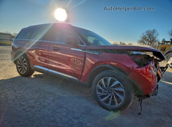 5LM5J7WC3SGL06321 2025 LINCOLN AVIATOR Red Передня права чверть