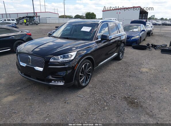 5LM5J7WC8MGL06639 2021 LINCOLN AVIATOR Black Front left
