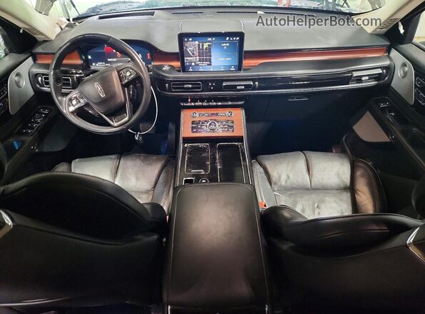 5LM5J7XC0MGL07038 2021 LINCOLN AVIATOR Black Вид панелі приладів