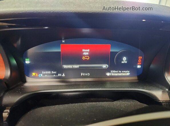 5LM5J7XC0MGL07038 2021 LINCOLN AVIATOR Black Вид щитка приладів