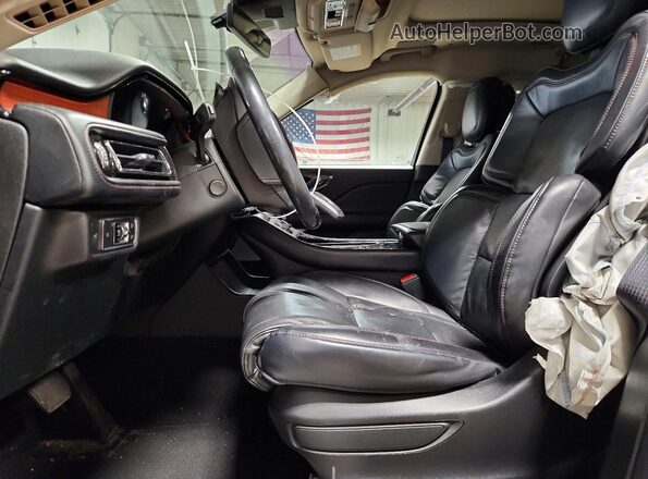 5LM5J7XC0MGL07038 2021 LINCOLN AVIATOR Black Вид салону спереду