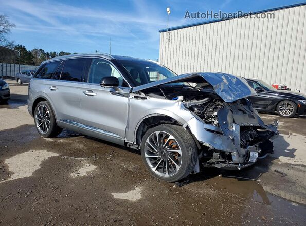 5LM5J7XC1MGL08103 2021 LINCOLN AVIATOR Silver Front right