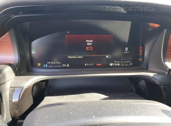 5LM5J7XC1MGL08103 2021 LINCOLN AVIATOR Silver Instrument cluster view
