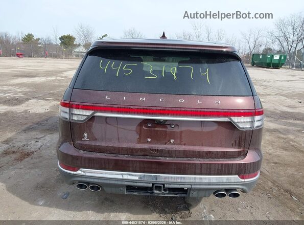 5LM5J7XC2LGL30528 2020 LINCOLN AVIATOR Burgundy 