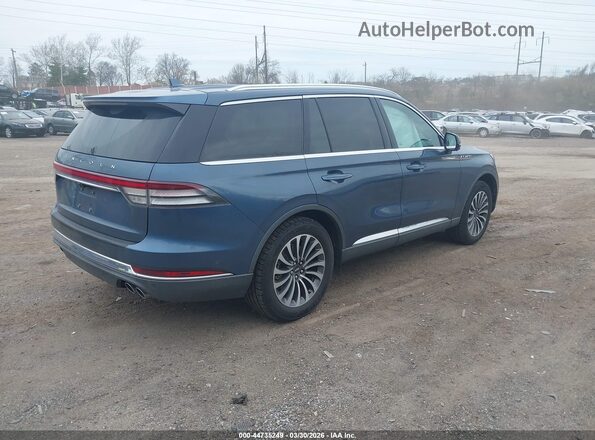5LM5J7XC4LGL08756 2020 LINCOLN AVIATOR Blue Հետևի աջ