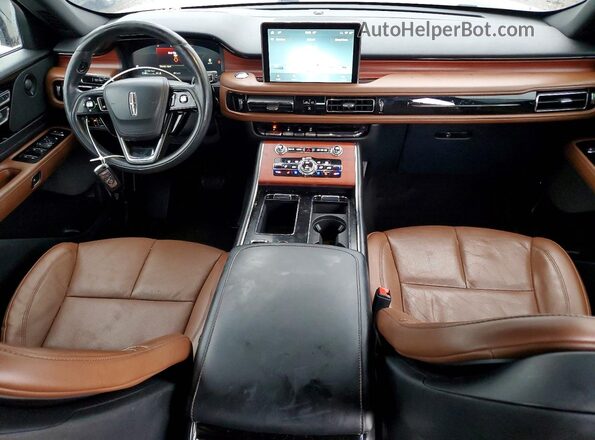 5LM5J7XC6NGL08860 2022 LINCOLN AVIATOR Silver Widok deski rozdzielczej