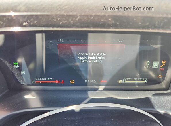5LM5J7XC6RGL00084 2024 LINCOLN AVIATOR White Instrument cluster view