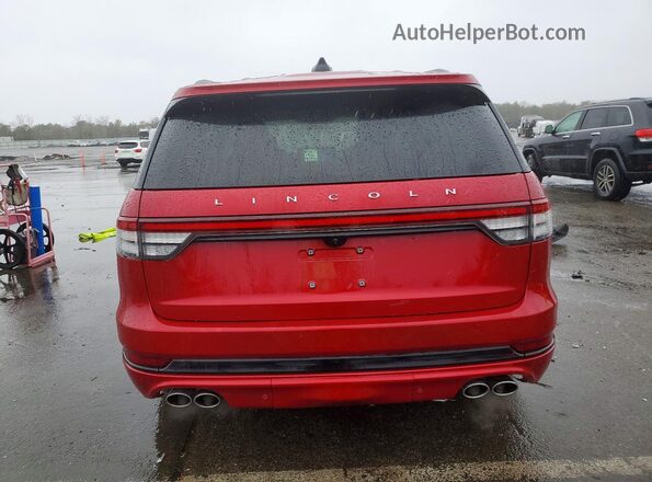 5LM5J7XC7SGL26196 2025 LINCOLN AVIATOR Red Հետևի տեսք