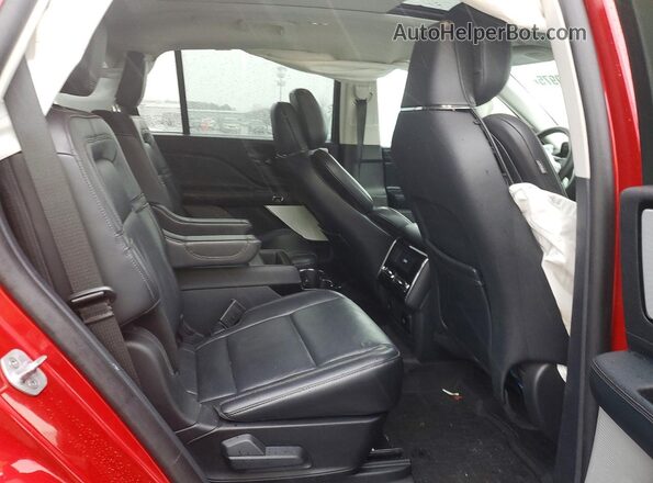 5LM5J7XC7SGL26196 2025 LINCOLN AVIATOR Red Սալոնի հետևի տեսք