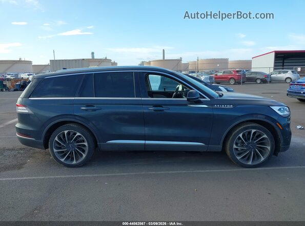 5LM5J7XC9MGL02310 2021 LINCOLN AVIATOR Blue Widok wnętrza z tyłu