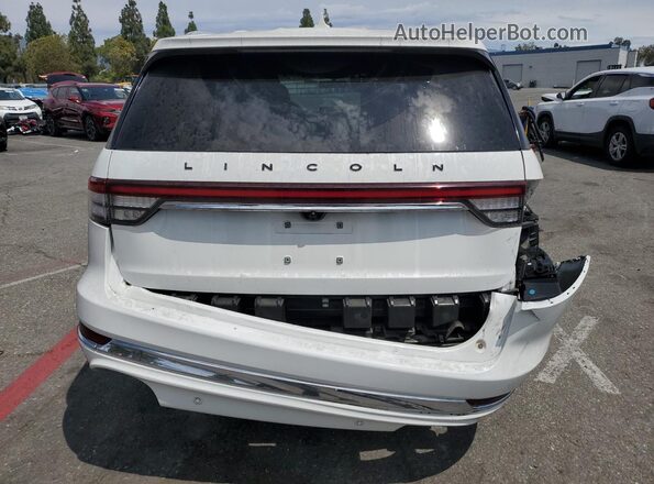 5LM5J9XC6LGL00945 2020 LINCOLN AVIATOR White უკანა ხედი