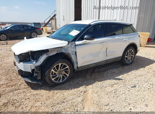 5LMCJ1C97MUL03505 2021 LINCOLN CORSAIR White Առջևի ձախ երեք քառորդ տեսարան