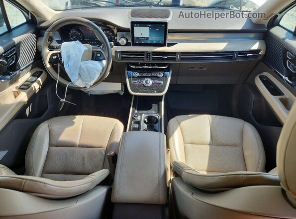 5LMCJ1C98MUL24749 2021 LINCOLN CORSAIR Белый Вид панели приборов