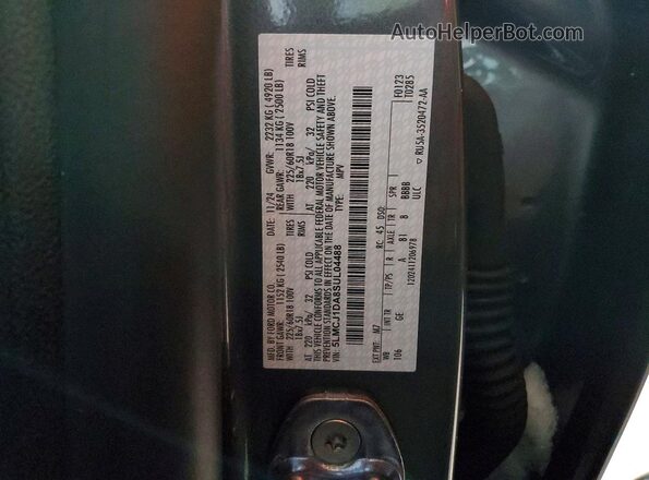 5LMCJ1DA8SUL04488 2025 LINCOLN CORSAIR Gray VIN sticker view