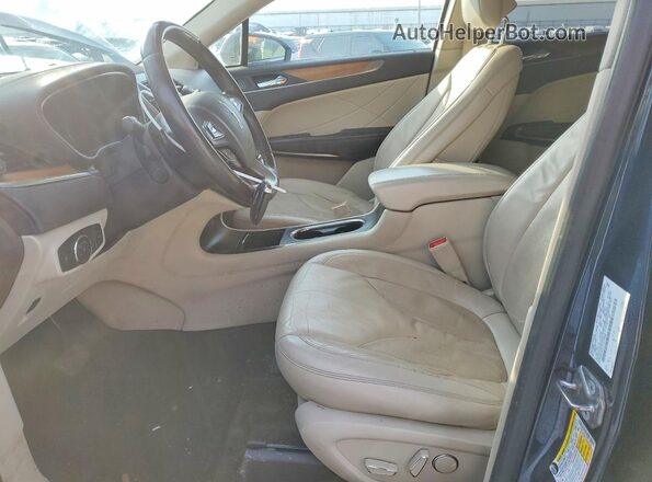 5LMCJ2C91HUL34194 2017 LINCOLN MKC Blue Вид салону спереду