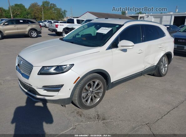 5LMCJ2C95KUL09208 2019 LINCOLN MKC White Przód lewy