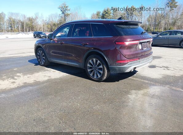 5LMCJ2D97LUL00834 2020 LINCOLN CORSAIR Burgundy Հետևի ձախ