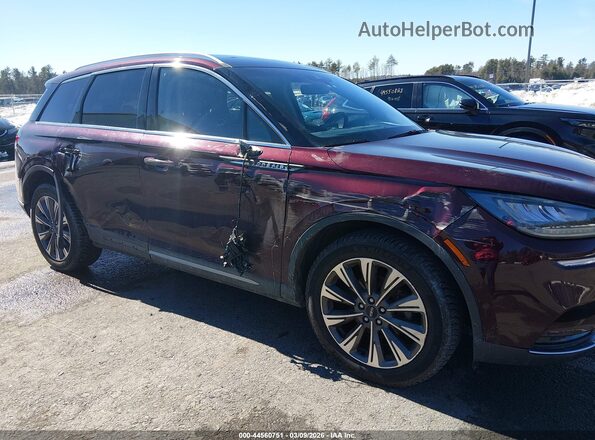 5LMCJ2D97LUL00834 2020 LINCOLN CORSAIR Burgundy Դիմացի տեսք