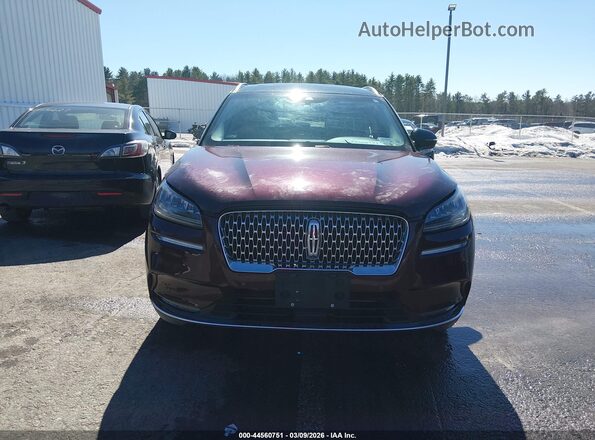 5LMCJ2D97LUL00834 2020 LINCOLN CORSAIR Burgundy Սարքավորումների վահանակի տեսք