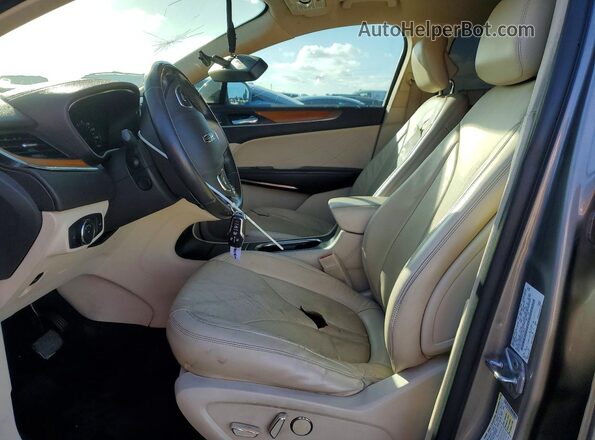 5LMCJ3C91GUJ18933 2016 LINCOLN MKC Gray Вид салону спереду