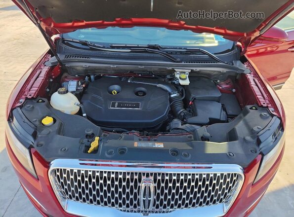 5LMCJ3C92KUL48148 2019 LINCOLN MKC Red Engine compartment view