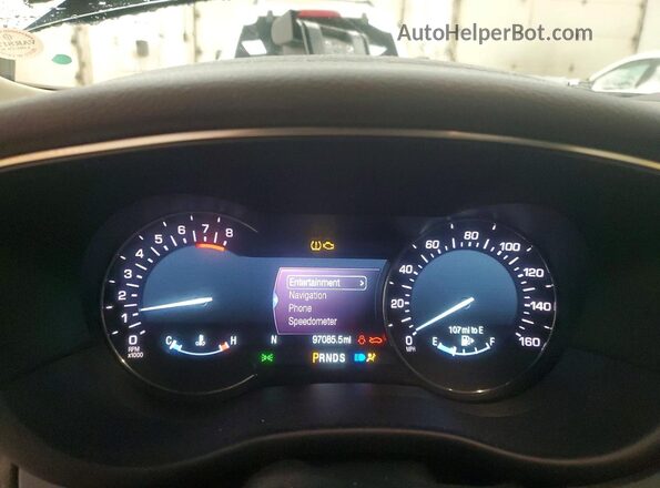 5LMCJ3D92HUL32023 2017 LINCOLN MKC Black Vista del cuadro de instrumentos