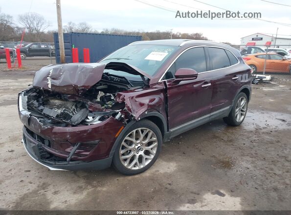 5LMCJ3D97KUL44241 2019 LINCOLN MKC Burgundy Передня ліва чверть
