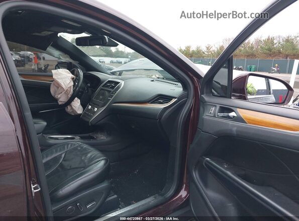 5LMCJ3D97KUL44241 2019 LINCOLN MKC Burgundy Вид салону спереду