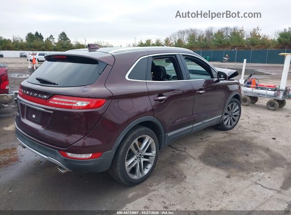 5LMCJ3D97KUL44241 2019 LINCOLN MKC Burgundy Задня права чверть