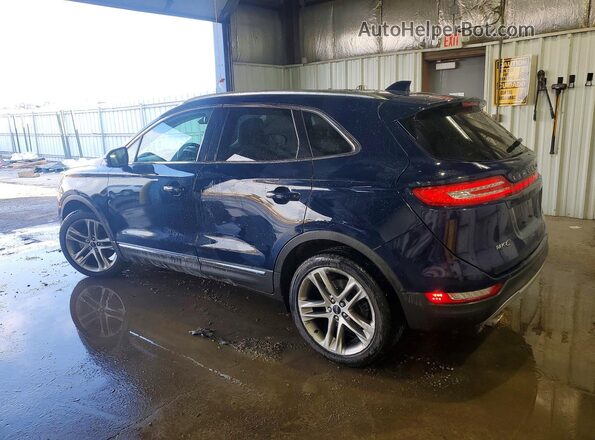 5LMCJ3D9XJUL23219 2018 LINCOLN MKC Синий Задняя левая четверть