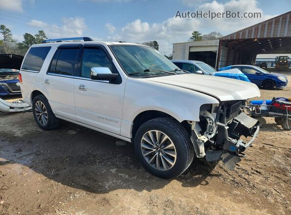 5LMJJ2HT4GEL09679 2016 LINCOLN NAVIGATOR White Delantero derecho