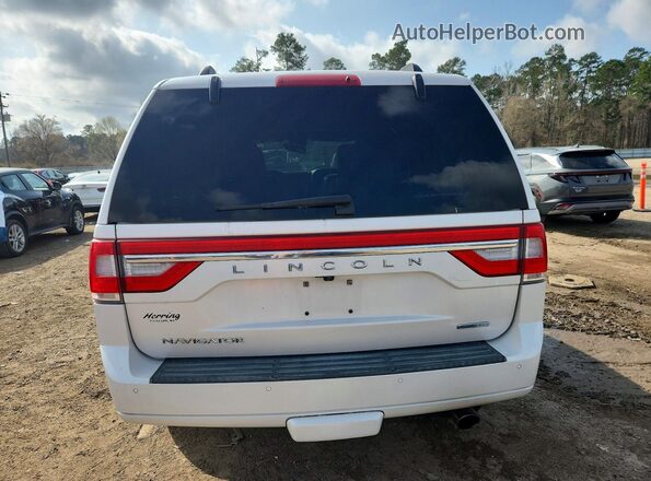 5LMJJ2HT4GEL09679 2016 LINCOLN NAVIGATOR White Vista trasera