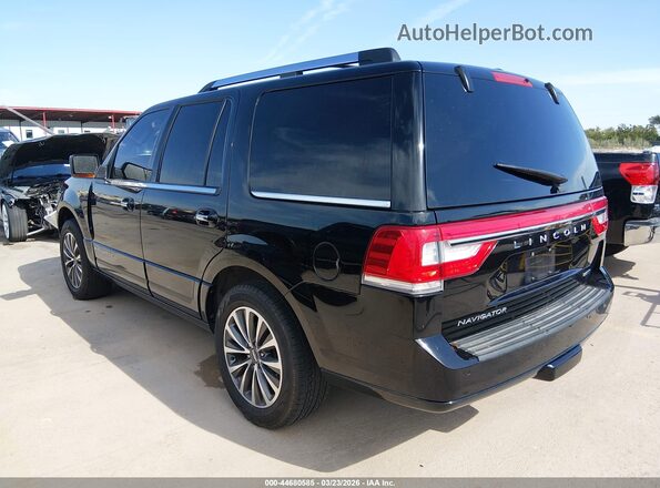 5LMJJ2HT6GEL03558 2016 LINCOLN NAVIGATOR Black Rear left
