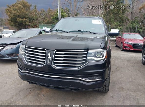5LMJJ2HT6HEL07580 2017 LINCOLN NAVIGATOR Black Vista del cuadro de instrumentos