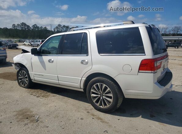 5LMJJ2HT6HEL11824 2017 LINCOLN NAVIGATOR Белый Задняя левая четверть