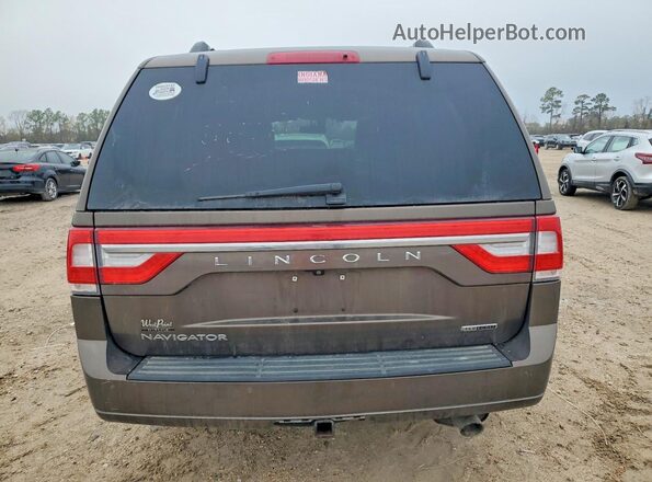 5LMJJ2HTXGEL06818 2016 LINCOLN NAVIGATOR Brown უკანა ხედი