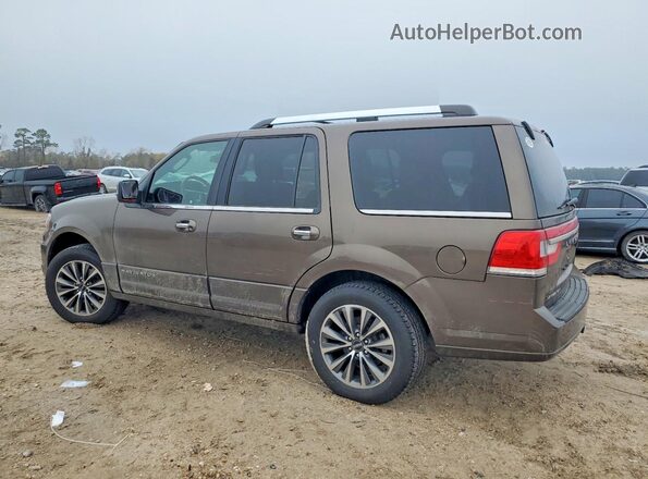 5LMJJ2HTXGEL06818 2016 LINCOLN NAVIGATOR Brown უკანა მარცხენა