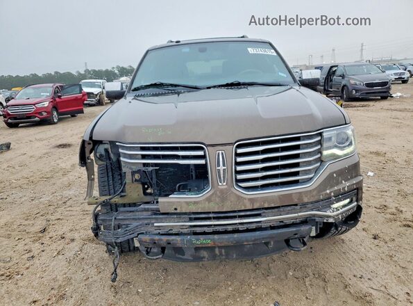 5LMJJ2HTXGEL06818 2016 LINCOLN NAVIGATOR Brown წინა ხედი