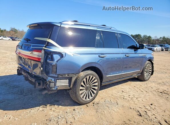 5LMJJ2LT2KEL25010 2019 LINCOLN NAVIGATOR Синий Задняя правая четверть