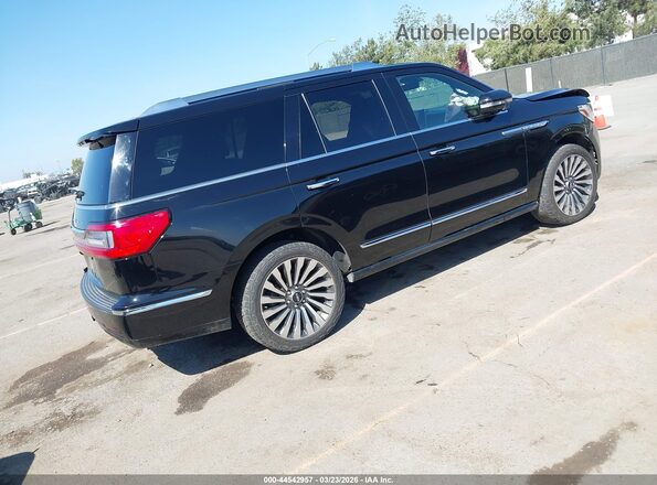 5LMJJ2LT3JEL00521 2018 LINCOLN NAVIGATOR Black უკანა მარჯვენა