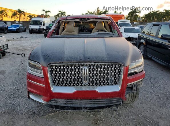 5LMJJ2LT3LEL11859 2020 LINCOLN NAVIGATOR Red წინა ხედი