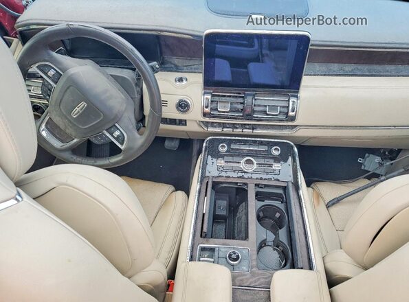 5LMJJ2LT3LEL11859 2020 LINCOLN NAVIGATOR Red წინა პანელის ხედი