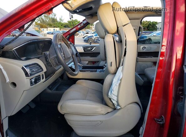 5LMJJ2LT3LEL11859 2020 LINCOLN NAVIGATOR Red წინა სალონის ხედი